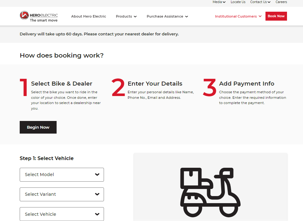 हीरो इलेक्ट्रिक स्कूटर ऑनलाइन बुकिंग 2024 | Hero Electric Scooter Online Booking 5 हीरो इलेक्ट्रिक स्कूटर ऑनलाइन बुकिंग 2024 | Hero Electric Scooter Online Booking