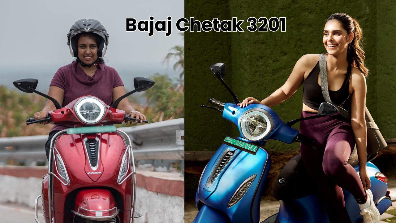 Bajaj Chetak 3201 इलेक्ट्रिक स्कूटर: अब घर लाएं सिर्फ ₹11,000 की डाउन पेमेंट पर, जानें पूरी डिटेल
